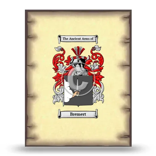 Bremert Coat of Arms Print