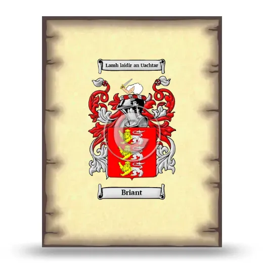 Briant Coat of Arms Print