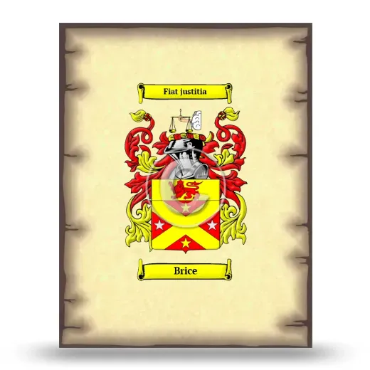 Brice Coat of Arms Print