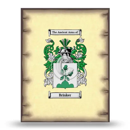 Brinker Coat of Arms Print