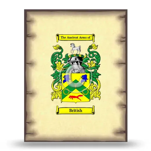British Coat of Arms Print