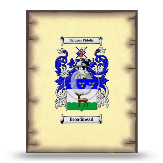 Broadmead Coat of Arms Print
