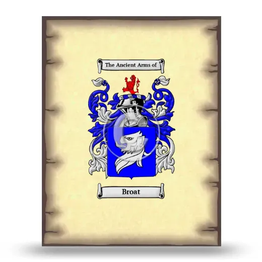 Broat Coat of Arms Print