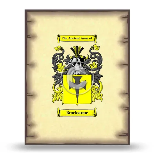 Brockstone Coat of Arms Print