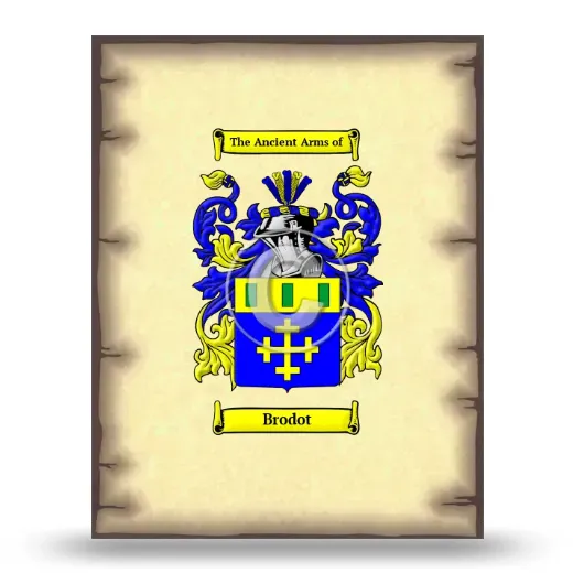 Brodot Coat of Arms Print