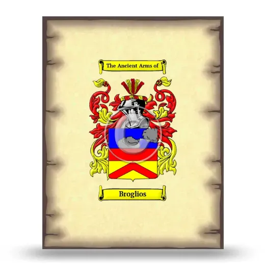 Broglios Coat of Arms Print