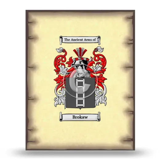 Brokaw Coat of Arms Print