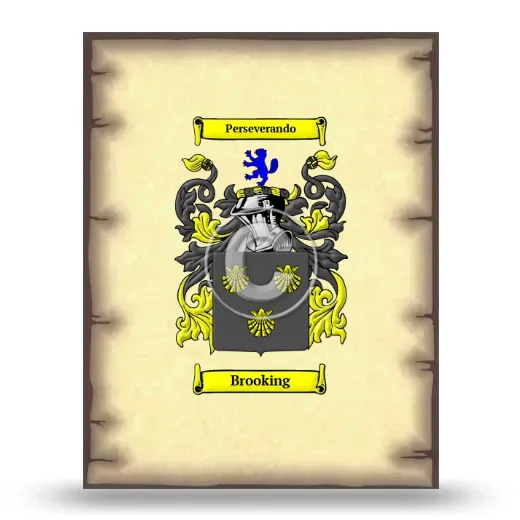 Brooking Coat of Arms Print
