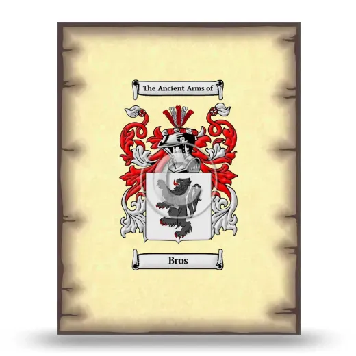 Bros Coat of Arms Print