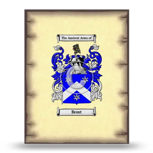 Brost Coat of Arms Print