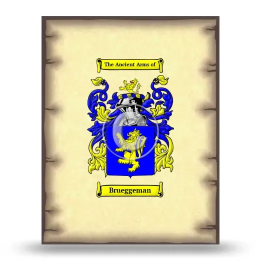Brueggeman Coat of Arms Print