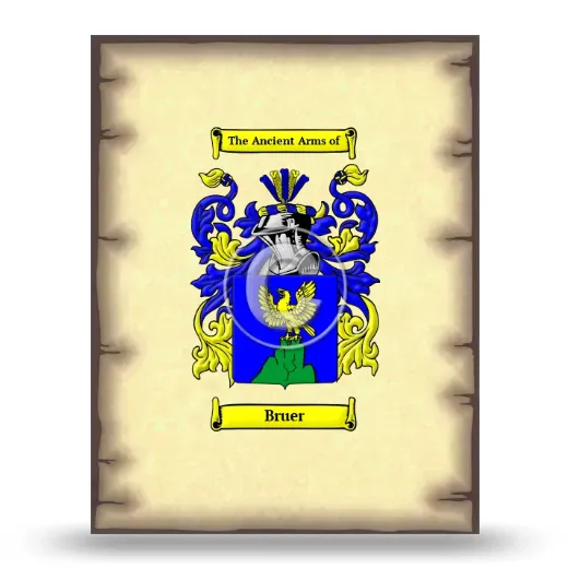 Bruer Coat of Arms Print