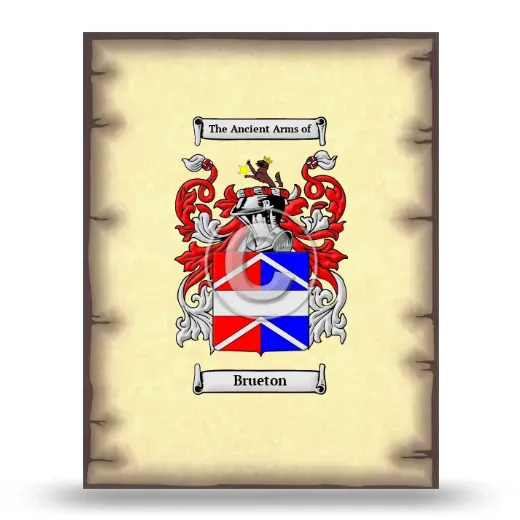 Brueton Coat of Arms Print