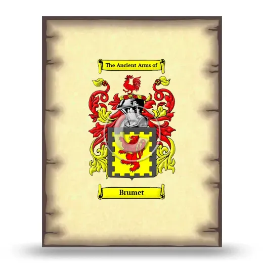 Brumet Coat of Arms Print