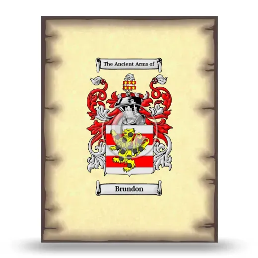 Brundon Coat of Arms Print
