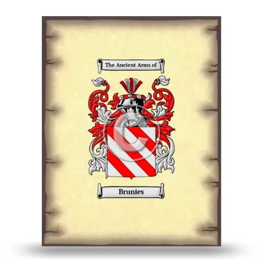 Brunies Coat of Arms Print