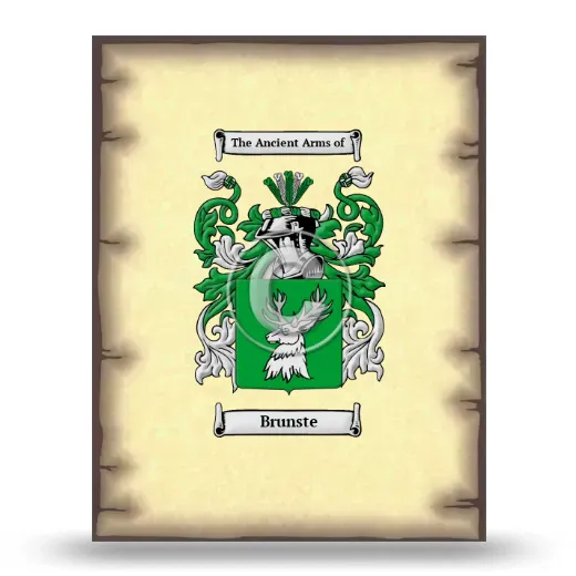 Brunste Coat of Arms Print
