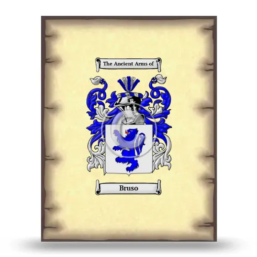 Bruso Coat of Arms Print