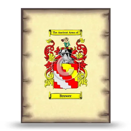 Bruwer Coat of Arms Print