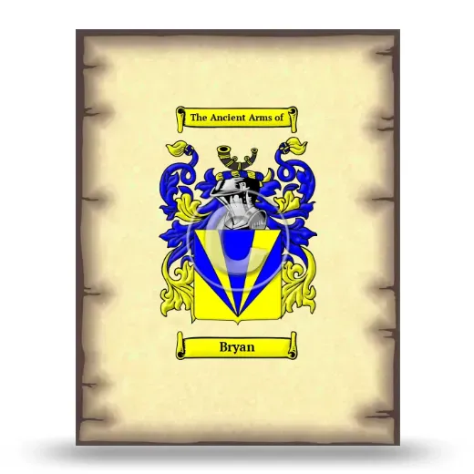 Bryan Coat of Arms Print
