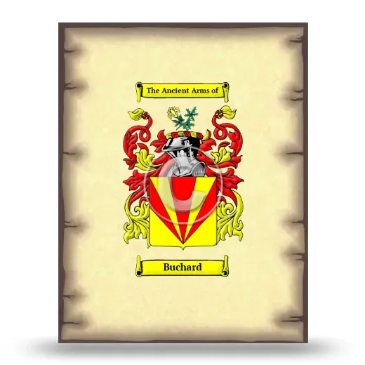 Buchard Coat of Arms Print
