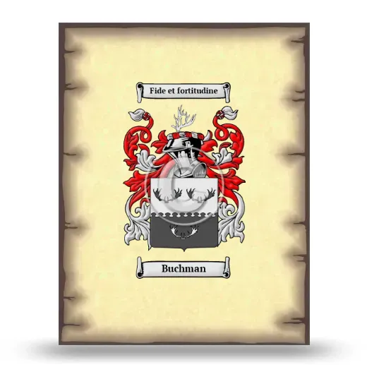 Buchman Coat of Arms Print