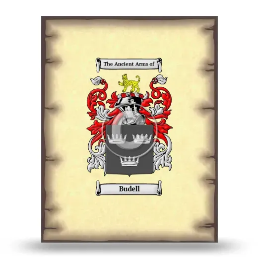 Budell Coat of Arms Print