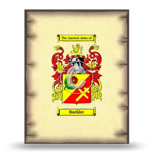 Buehler Coat of Arms Print