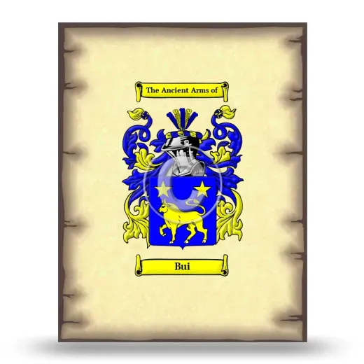 Bui Coat of Arms Print