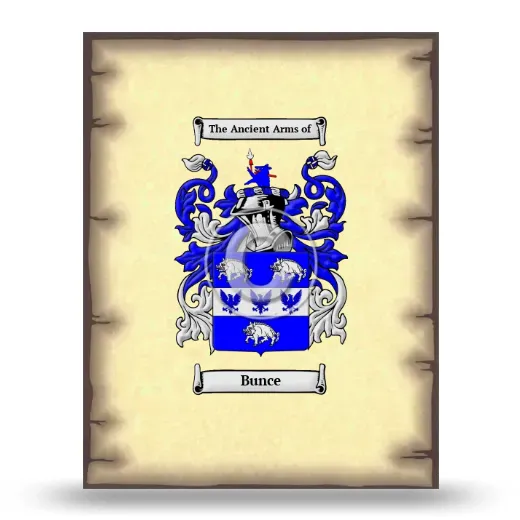 Bunce Coat of Arms Print