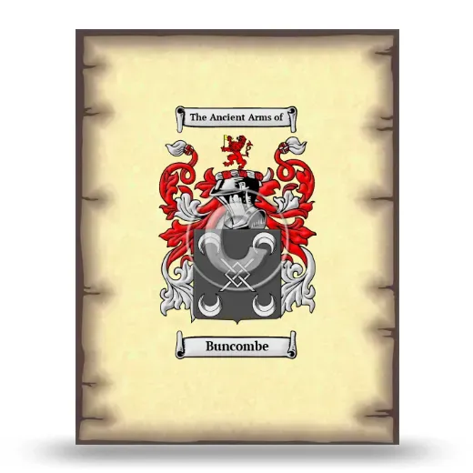 Buncombe Coat of Arms Print