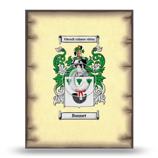 Bunnet Coat of Arms Print