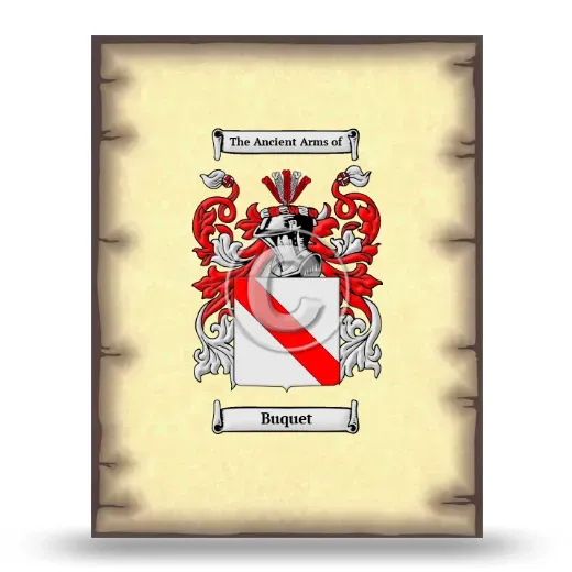 Buquet Coat of Arms Print