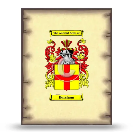 Burcham Coat of Arms Print