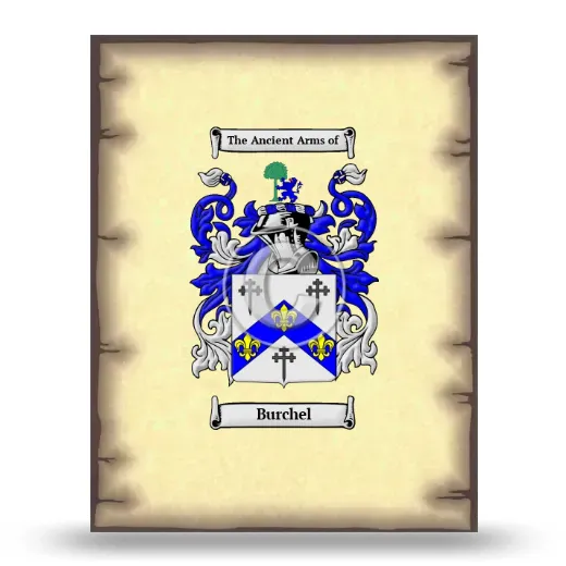 Burchel Coat of Arms Print