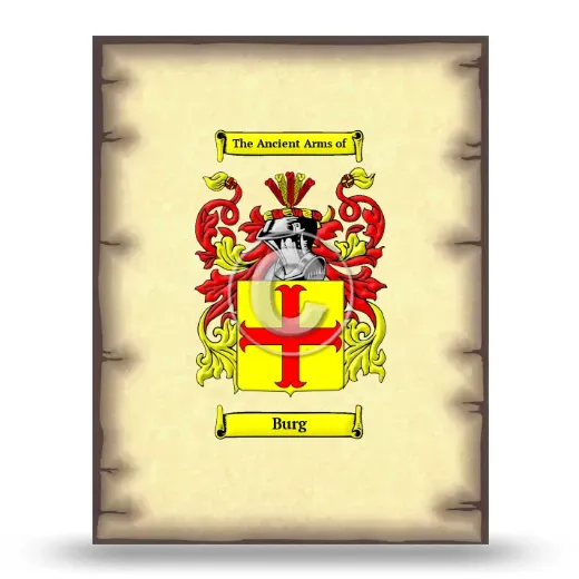 Burg Coat of Arms Print