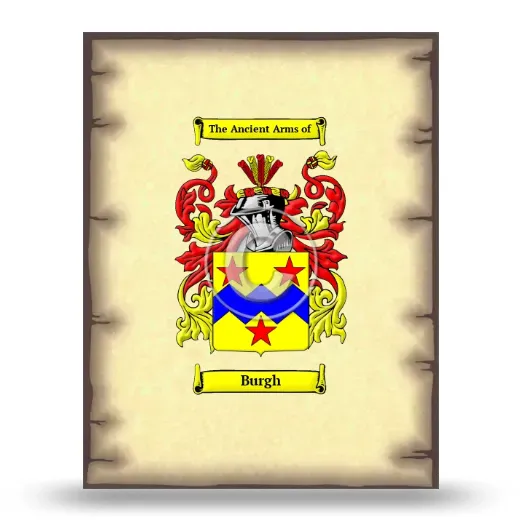 Burgh Coat of Arms Print
