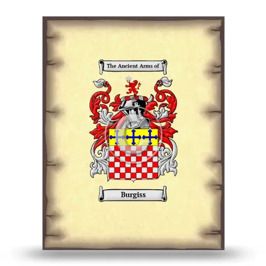Burgiss Coat of Arms Print