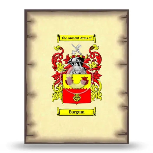 Burgum Coat of Arms Print