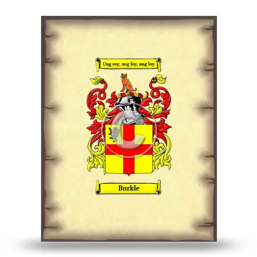 Burkle Coat of Arms Print