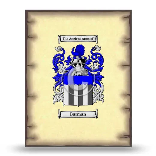 Burman Coat of Arms Print