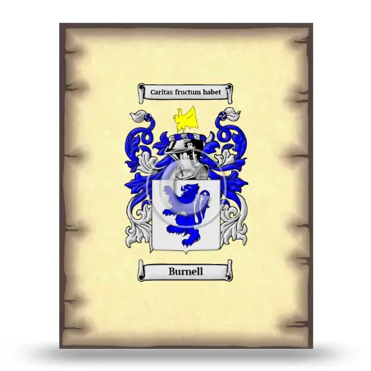 Burnell Coat of Arms Print