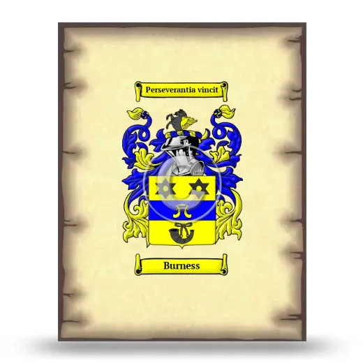 Burness Coat of Arms Print
