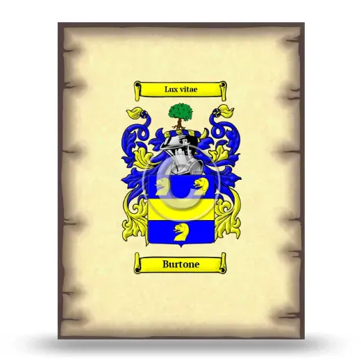 Burtone Coat of Arms Print