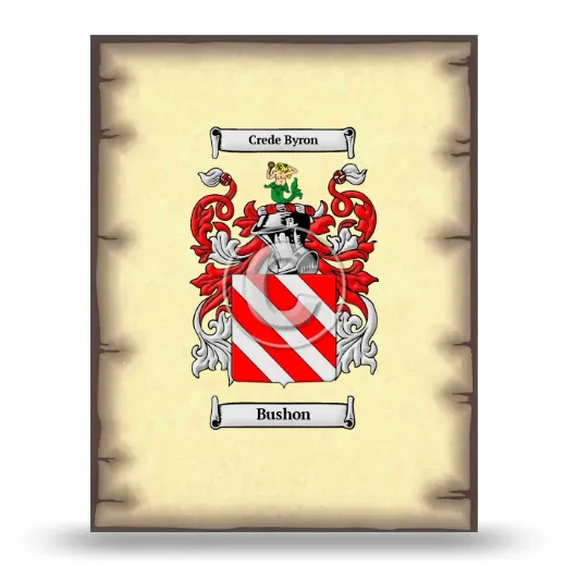 Bushon Coat of Arms Print