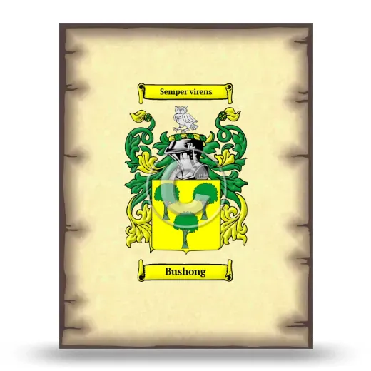 Bushong Coat of Arms Print