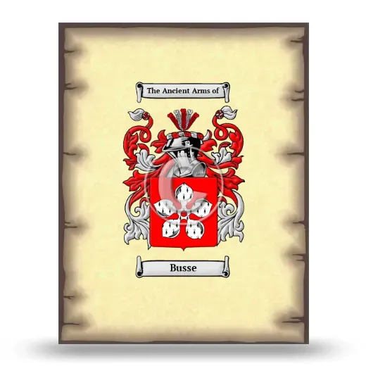 Busse Coat of Arms Print