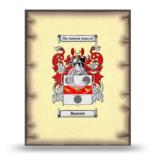 Bustert Coat of Arms Print