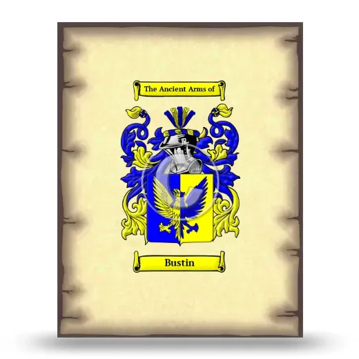 Bustin Coat of Arms Print