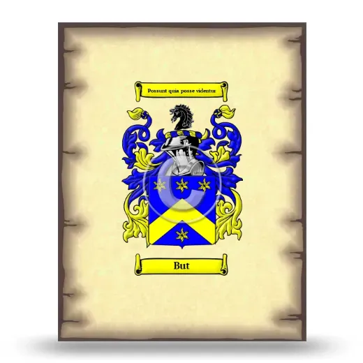 But Coat of Arms Print